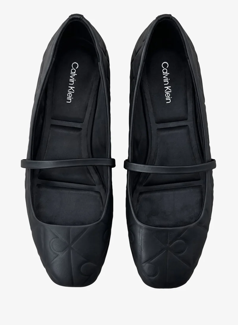 Calvin Klein  Leather Mary Jane Ballerinas for Women | Best Price UAE