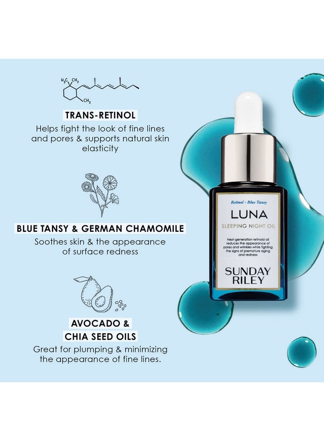 صنداي رايلي زيت النوم الليلي لونا ريتينول من صنداي رايلي، 0.5 أونصة - Image 5