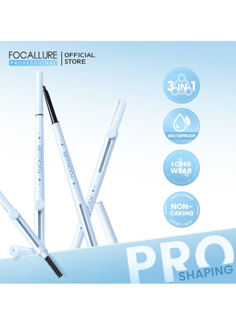 FOCALLURE - Multi Use Eyebrow Pencil -GB02 - Image 1