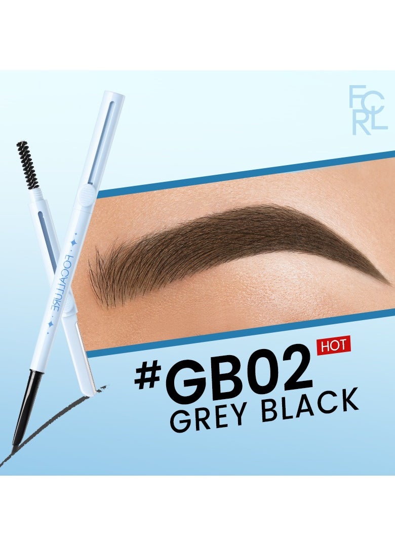 FOCALLURE - Multi Use Eyebrow Pencil -GB02 - Image 1