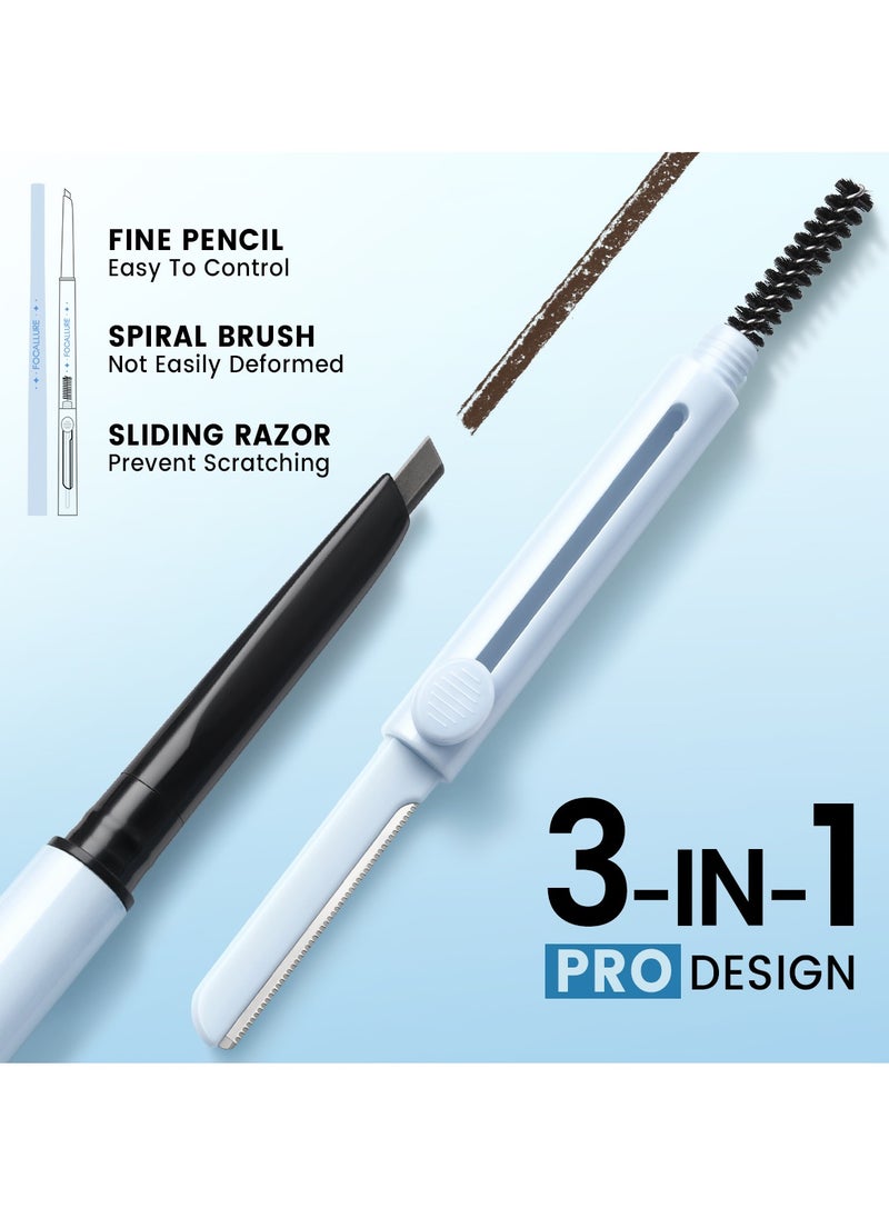 FOCALLURE - Multi Use Eyebrow Pencil -GB02 - Image 1