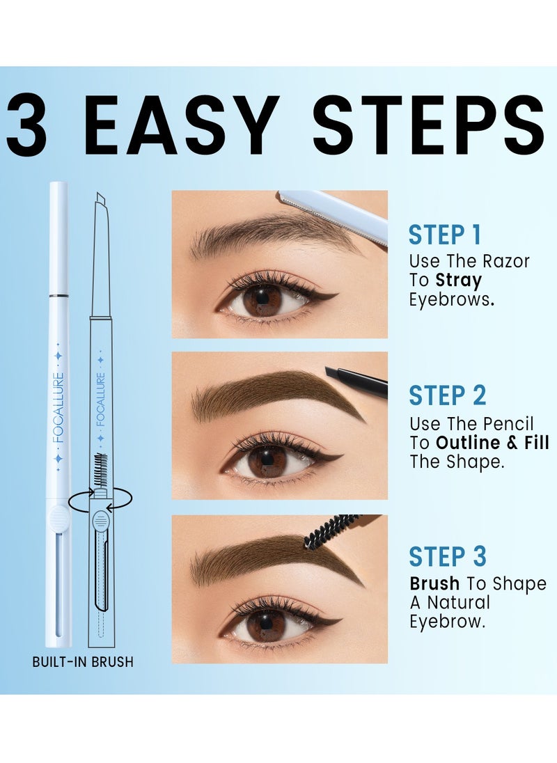 FOCALLURE - Multi Use Eyebrow Pencil -GB02 - Image 1