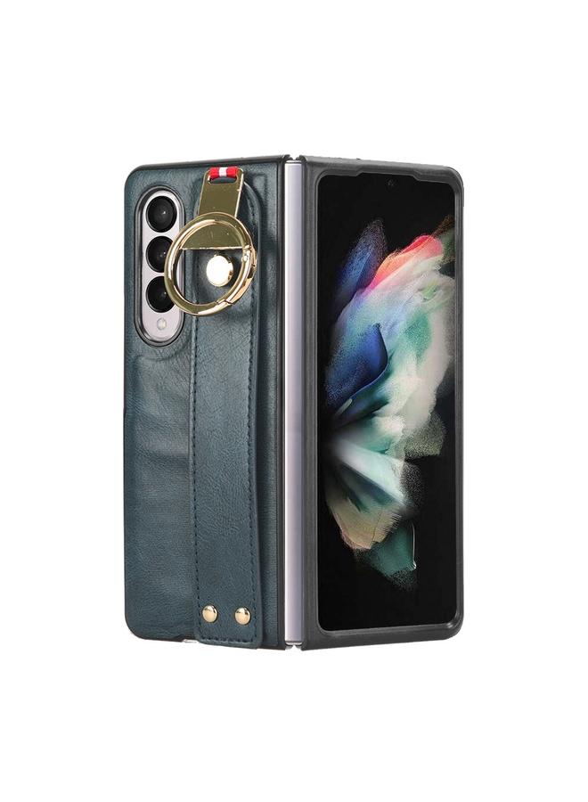 erorex Case For Samsung Galaxy Z Fold3 5G Wristband Leather Back Phone Case - Image 4