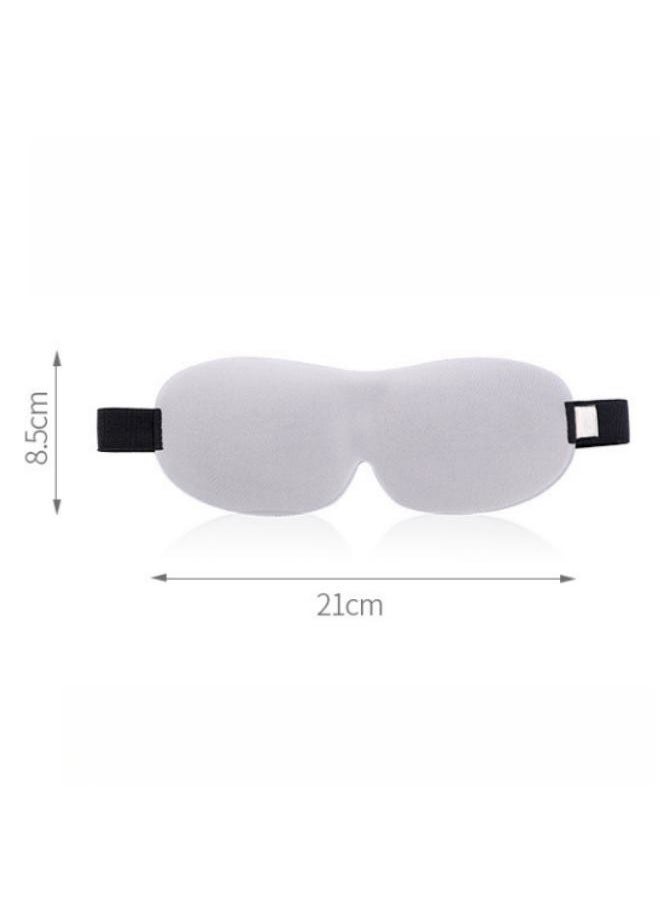 WAOKN 3D Sleep Mask for Side Sleeper, 100% Light Blocking Sleeping Eye Mask for Women Men, Contoured Cup Night Blindfold, Luxury Eye Cover Eye Shade with Adjustable Strap for Travel, Nap,Meditation，Grey  - Image 5