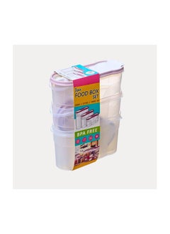 dunya Dunya Plastic Cereal and Legumes Graduated Storage Box, set of 3 Pieces( 2900-2150-1400ml) -Grey Turkey Made  - Image 3
