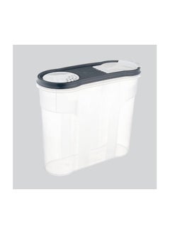 dunya Dunya Plastic Cereal and Legumes Graduated Storage Box, set of 3 Pieces( 2900-2150-1400ml) -Grey Turkey Made  - Image 4