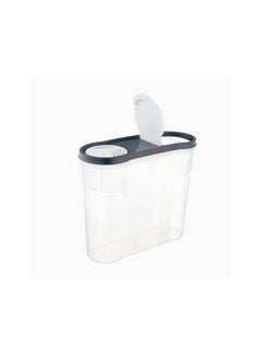 dunya Dunya Plastic Cereal and Legumes Graduated Storage Box, set of 3 Pieces( 2900-2150-1400ml) -Grey Turkey Made  - Image 5
