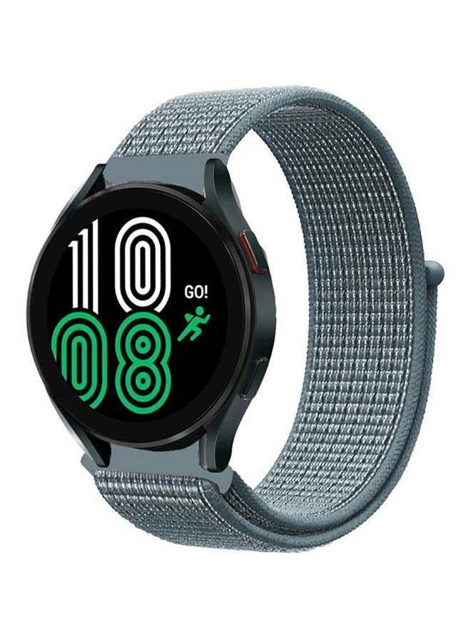 NIBEMINENT Replacement Nylon Loop Band 20mm For Samsung Galaxy Watch4 40/44mm Celestial Teal - Image 2