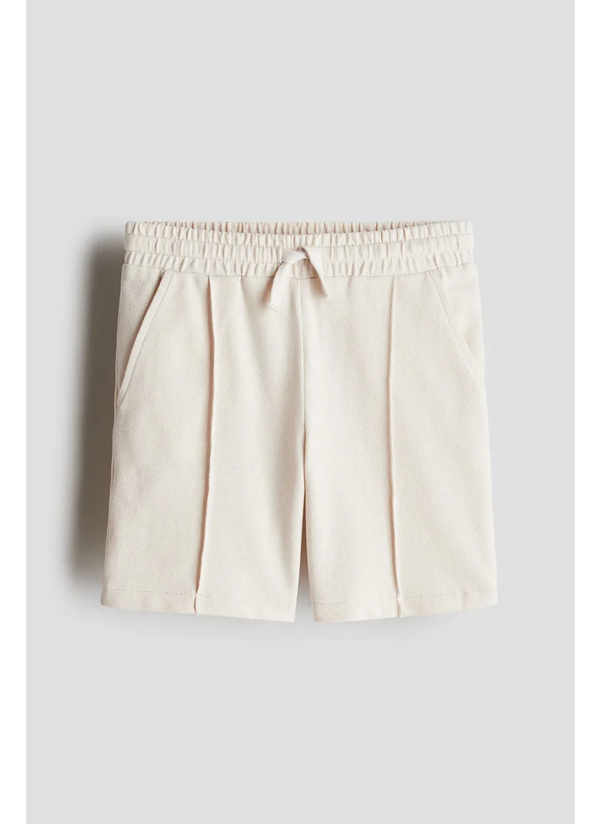 اتش اند ام Cotton Piqué Shorts
