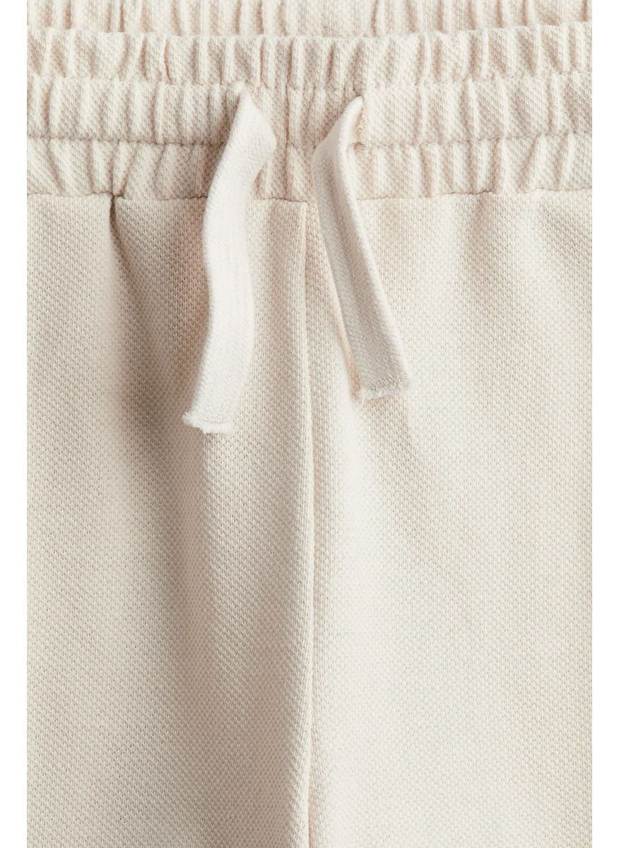 اتش اند ام Cotton Piqué Shorts