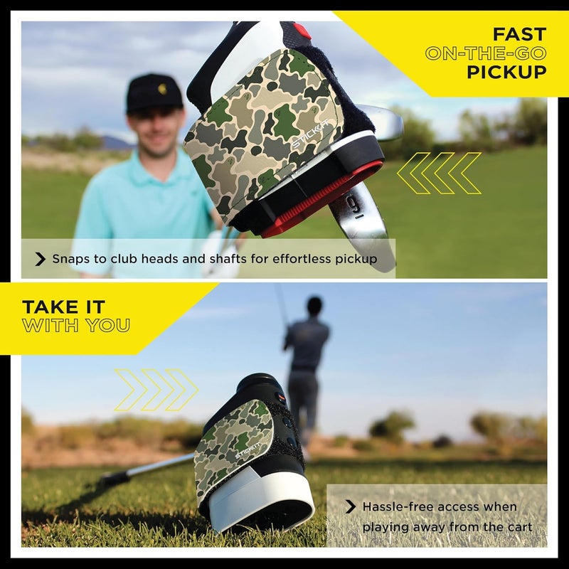 Stick It Magnetic Rangefinder Strap | Strong Magnet Securely Holds to Golf Carts and Golf Clubs for Easy Access | Slim, Form Fitting, Size Adjustable - Image 4