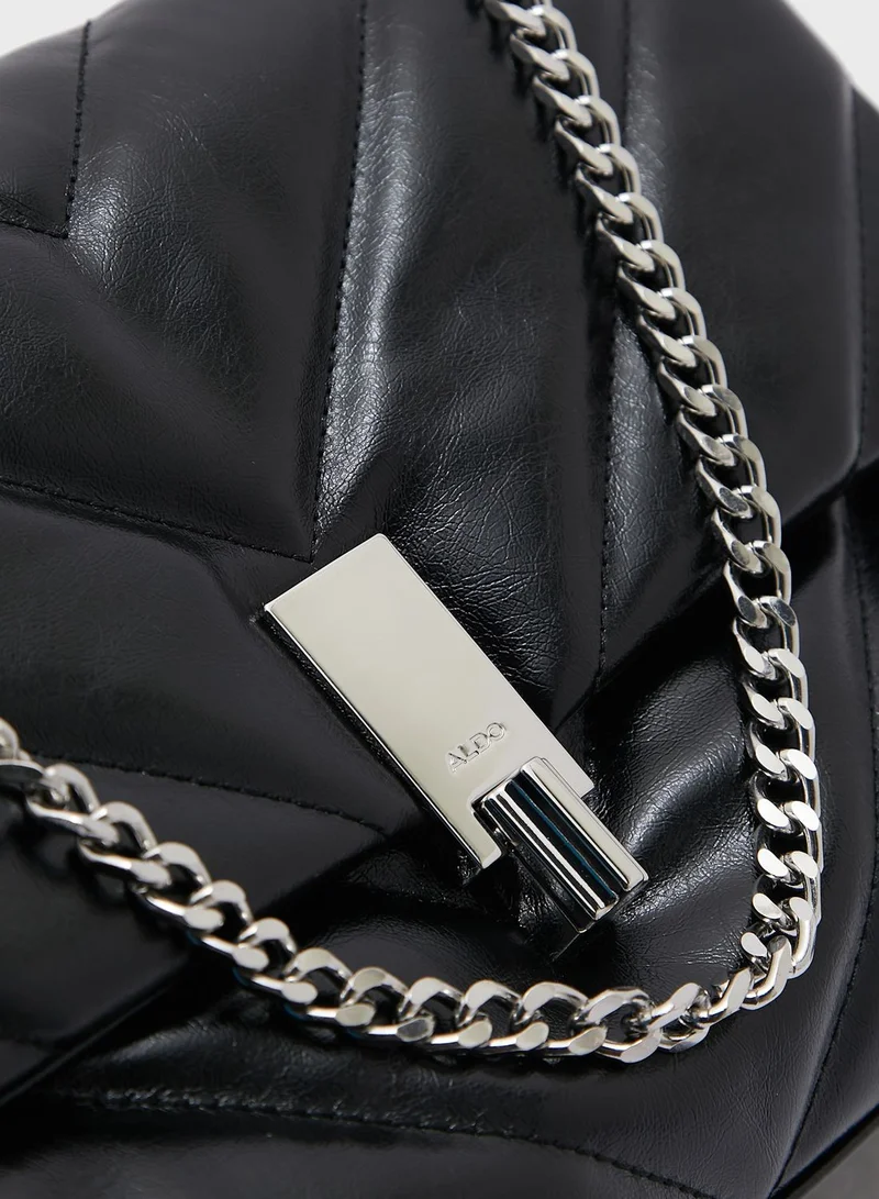 ALDO Quilted Chain Detail Crossbody
