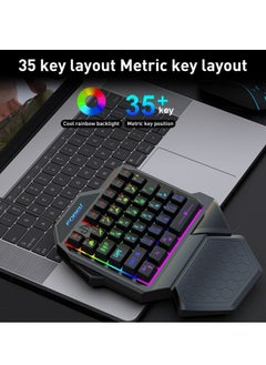 Forev FV-F6 Wired Gaming Illuminated Keyboard (Black)  - Image 3