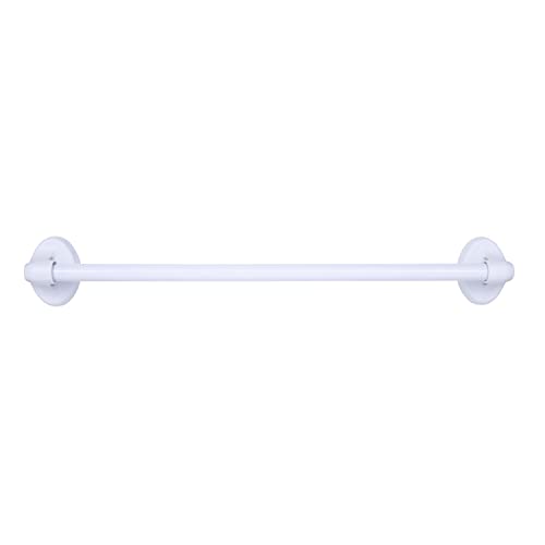 Kenney Magnetic Curtain Rod for Metal Doors or Metal Surfaces, No Drill Curtain Rod, Adjustable Magnetic Rod, Multi-Use Design, 16-28 inch Window Privacy Drapery Rods, Appliance Rods, White Finish - Image 2