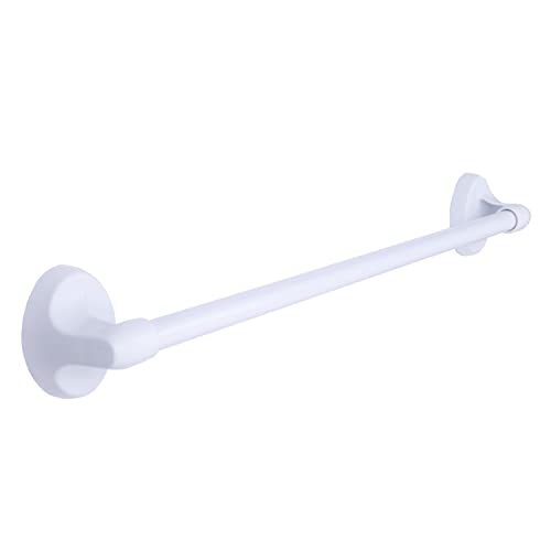 Kenney Magnetic Curtain Rod for Metal Doors or Metal Surfaces, No Drill Curtain Rod, Adjustable Magnetic Rod, Multi-Use Design, 16-28 inch Window Privacy Drapery Rods, Appliance Rods, White Finish - Image 3