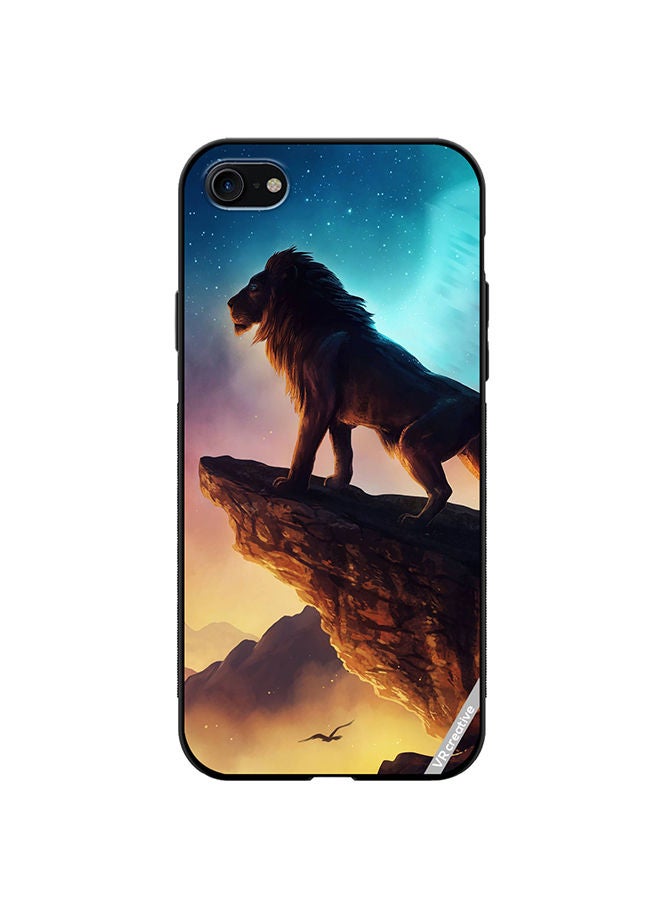 VR CREATIVE Protective Case Cover For Apple iPhone SE (2022) Lion King Design Multicolour - Image 1