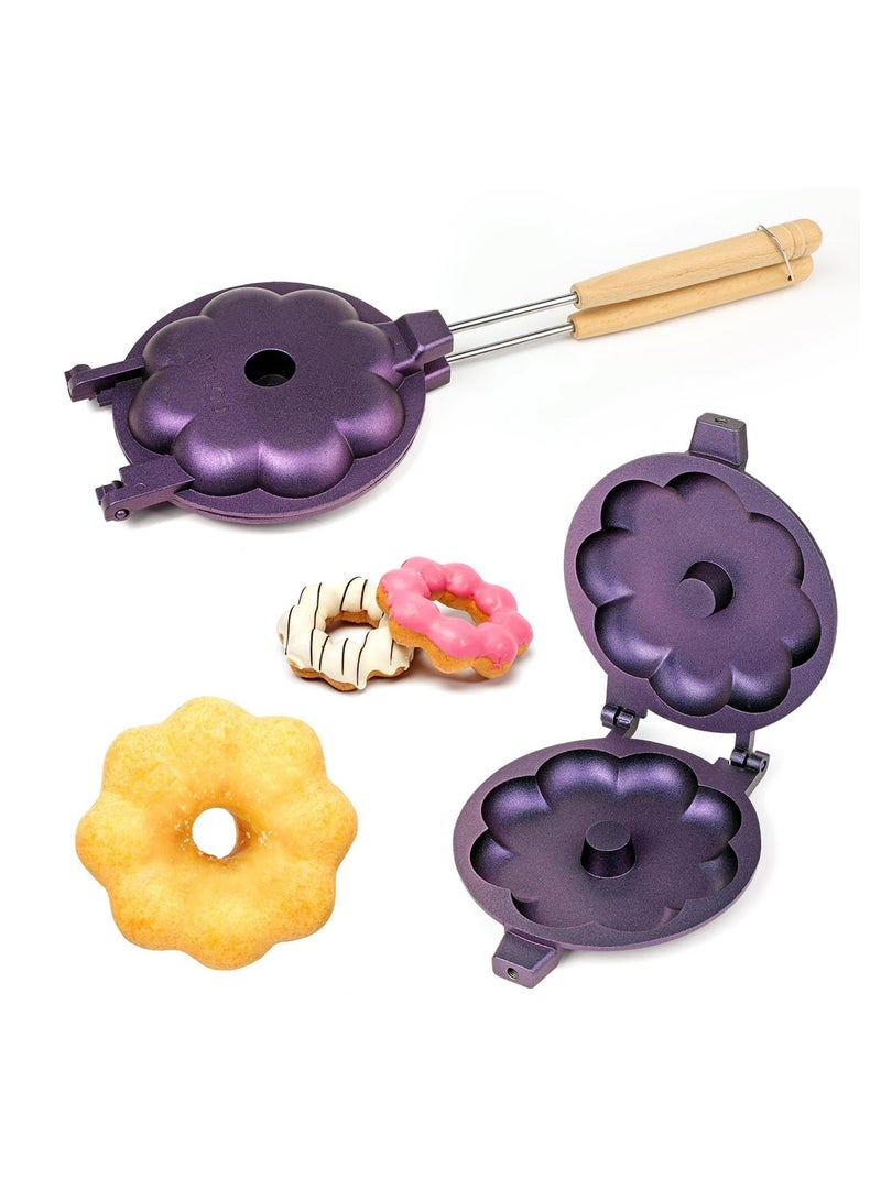 Excefore Donut Mold Maker Non Stick Donut Molds Baking Cake Baking Tray Donut Mold Cake Efficient Donut Creation Maintenance Simplified Decorating Tools Handle Mold Maker For Donuts - Image 5