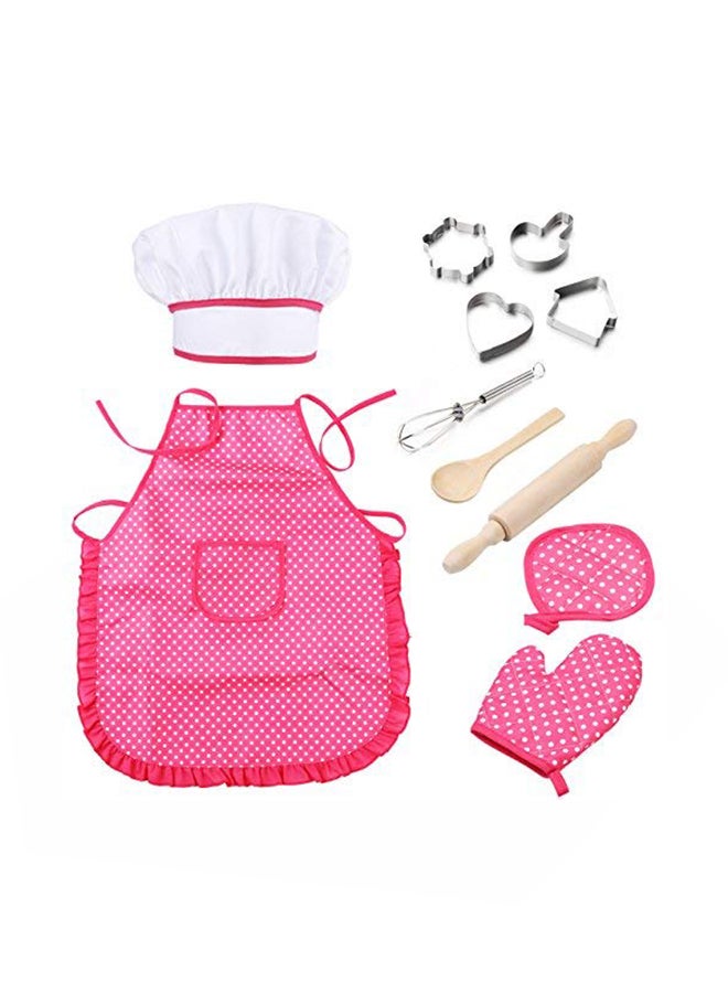 11-Piece Cooking and Baking Set Chef Kitchen Costume Set - Image 1