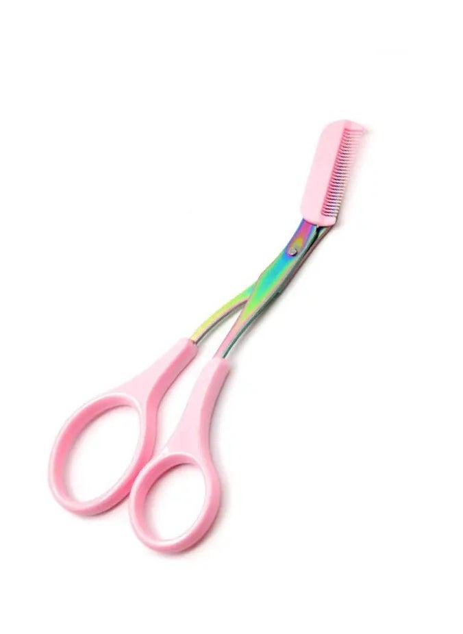 ORiTi Eyebrow Trimmer Scissor With Comb Hair Removal Grooming Shaping Stainless Steel Eyebrow Remover Makeup Tool  - Image 1