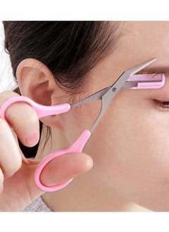 ORiTi Eyebrow Trimmer Scissor With Comb Hair Removal Grooming Shaping Stainless Steel Eyebrow Remover Makeup Tool  - Image 3