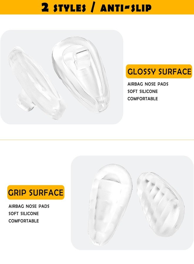 LenzProse 6 Pairs Anti-Slip Nose Pads for Oakley Wiretap 2.0 OX5152/Tincup OX3184 OX5099 OX5094/Base Plate OX3232/Surface Plate OX5132/Wingback SQ OX5148/Savitar OO6047/Conductor OO4106 OO4107 Eyeglasses - Image 5