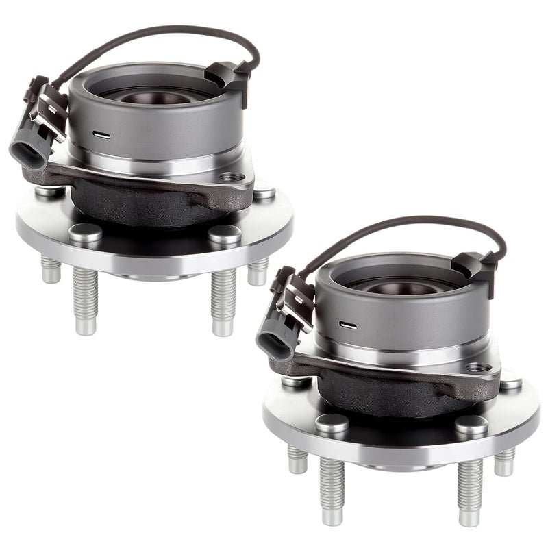ECCPP 2pcs Front Wheel Bearing and Hub Assembly for Chevy Cobalt, HHR, Pontiac Pursuit, G5, Saturn Ion (2004-2011) with ABS - Image 1