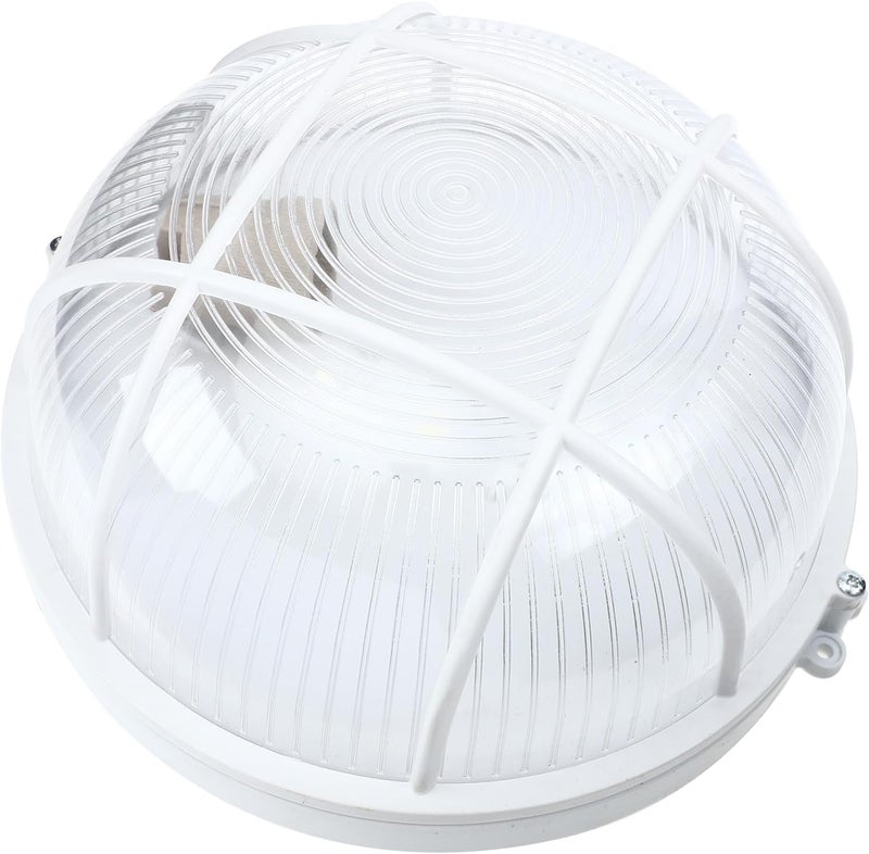 Luxshiny LED Ceiling Lamp Waterproof Bathroom Ceiling Light with Bulb Holder Moisture-Resistant Flush Mount for Hallway and Corridor Lighting - Image 1