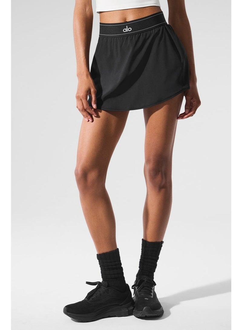 Alo Yoga Women's High Waist Tennis Skirt, Quick Dry Athletic Skort with Built-in Shorts, Anti-Slip Waistband for Yoga, Running & Golf - Image 2