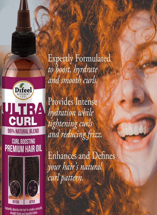 Difeel Ultra Curl 4-PC Hair Care Gift Set: 12oz Curl Enhancing Shampoo, 12oz Conditioner, 12oz Mask & 2.5oz Oil - Image 5