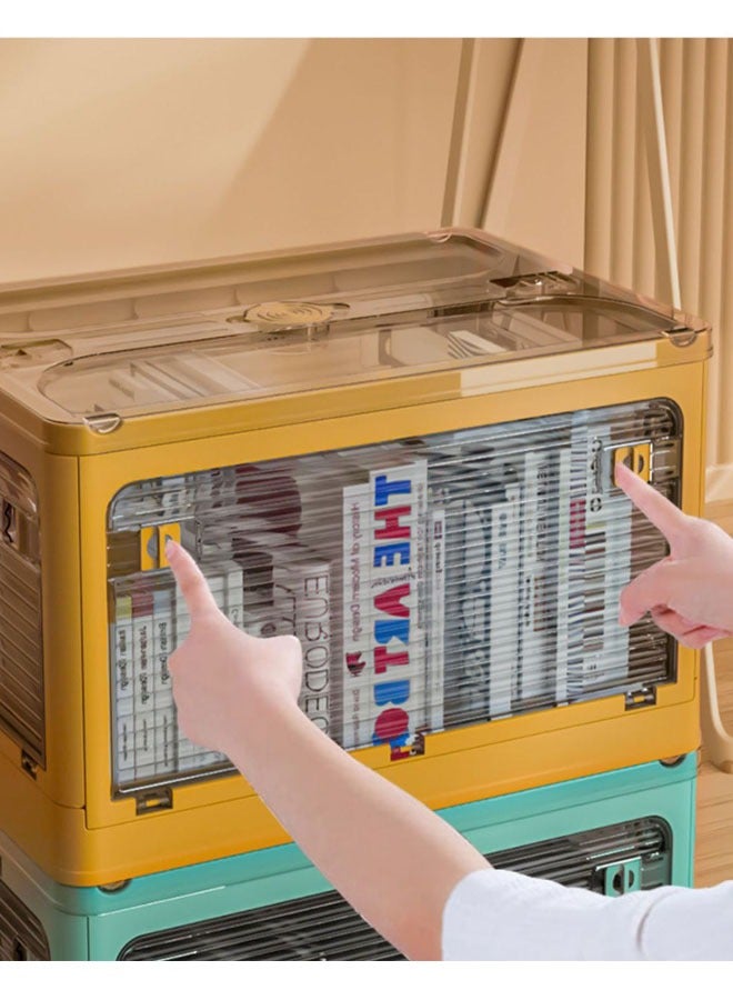 keke Versatile Foldable Transparent Storage Box for Books and Household Items 60 X 34 Cm - Image 4
