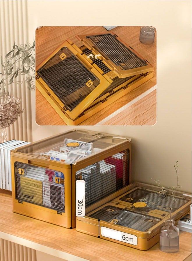 keke Versatile Foldable Transparent Storage Box for Books and Household Items 60 X 34 Cm - Image 5