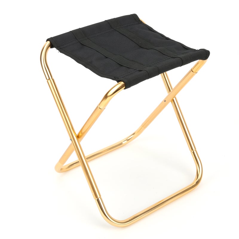 كرسي تخييم قابلة للطي المحمولة: مصنوعة من سبائك الألومنيوم عالية الجودة، تحمل حمولة ثقيلة، مع كيس تخزين - كرسي تخييم صغير الحجم وخفيف الوزن للاستخدام في التخييم والتسلق والتنزه بالمنتجع والصيد والاستخدام الخارجي والمنزلي - Image 3