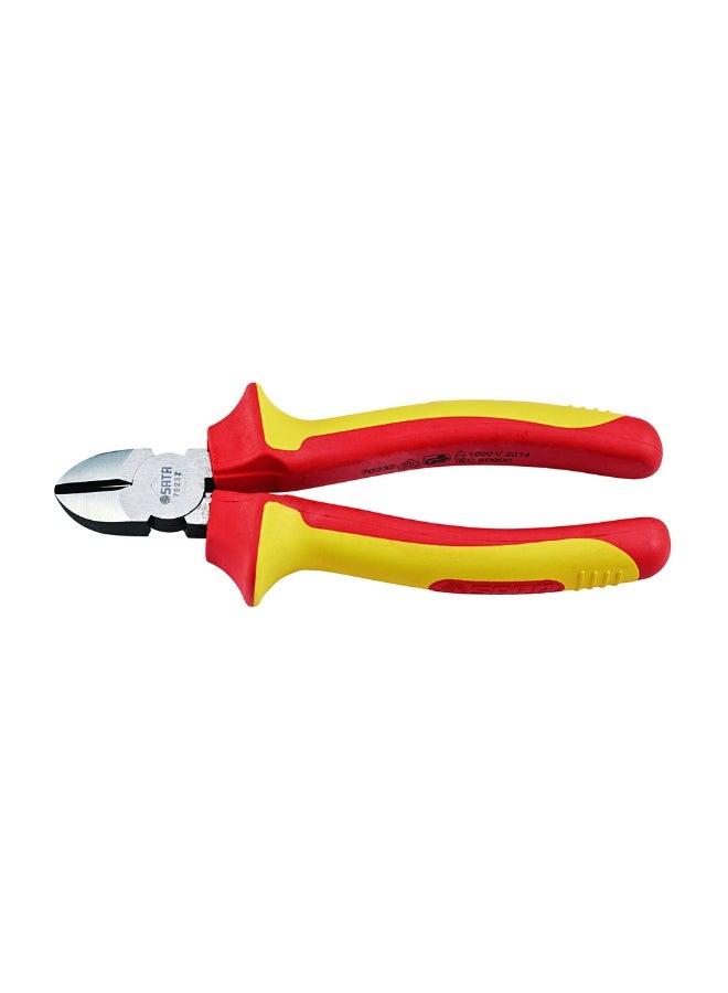 Sata 6 Inch VDE Insulated Diagonal Cutting Pliers with Chrome Vanadium Steel Body and Dual Material Anti-Slip Handles - ST70232ST  - Image 5