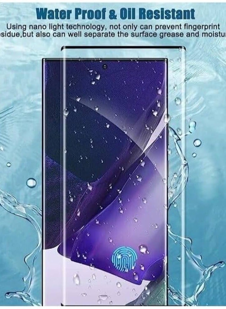 ليون واقي شاشة نانو 11D لسامسونج جالكسي اس 23 (Samsung Galaxy S23), بتصميم منحني حماية فائقة من الحافة الى الحافة مع الوضوح الفائق والحماية ضد السقوط والخدوش من Lion، شفاف - Image 4