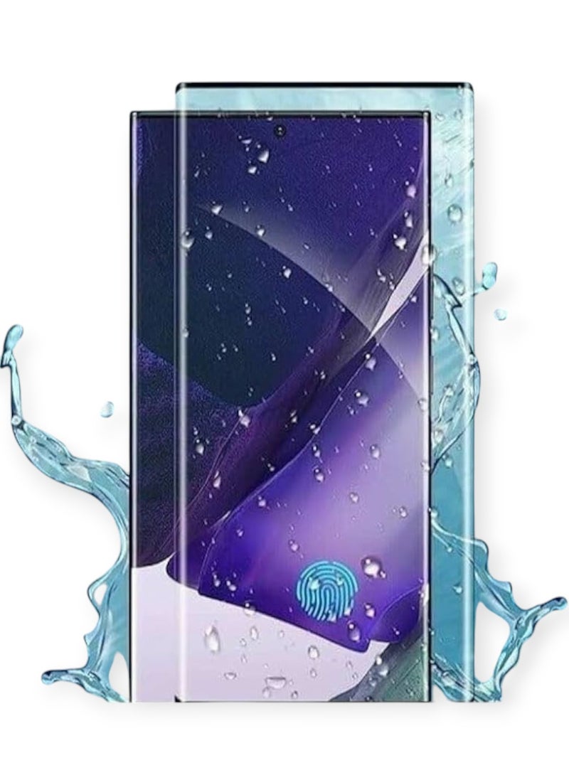 ليون واقي شاشة نانو 11D لسامسونج جالكسي اس 23 (Samsung Galaxy S23), بتصميم منحني حماية فائقة من الحافة الى الحافة مع الوضوح الفائق والحماية ضد السقوط والخدوش من Lion، شفاف - Image 3