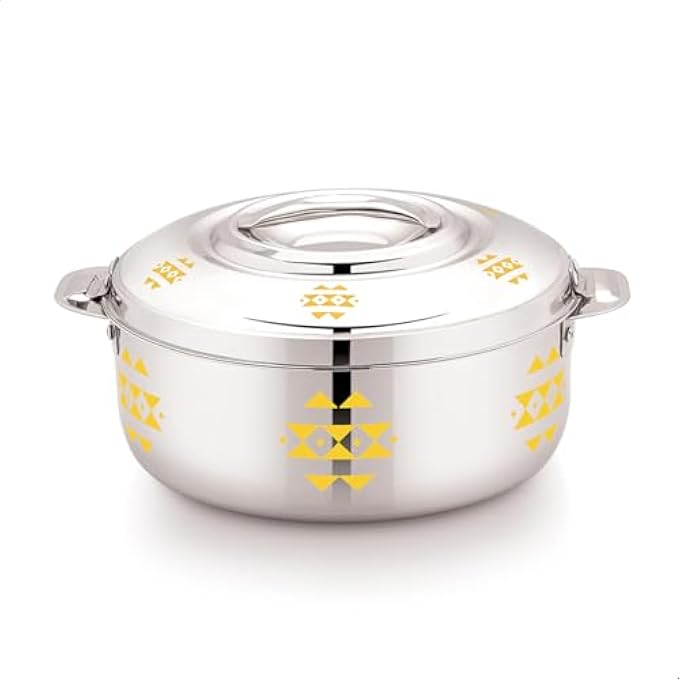 ريحني طاجن سترايد يارا من الفولاذ المقاوم للصدأ أنيق متين وتصميم يحافظ على الحرارة 1000 مل 1500 مل 2500 مل - Image 3