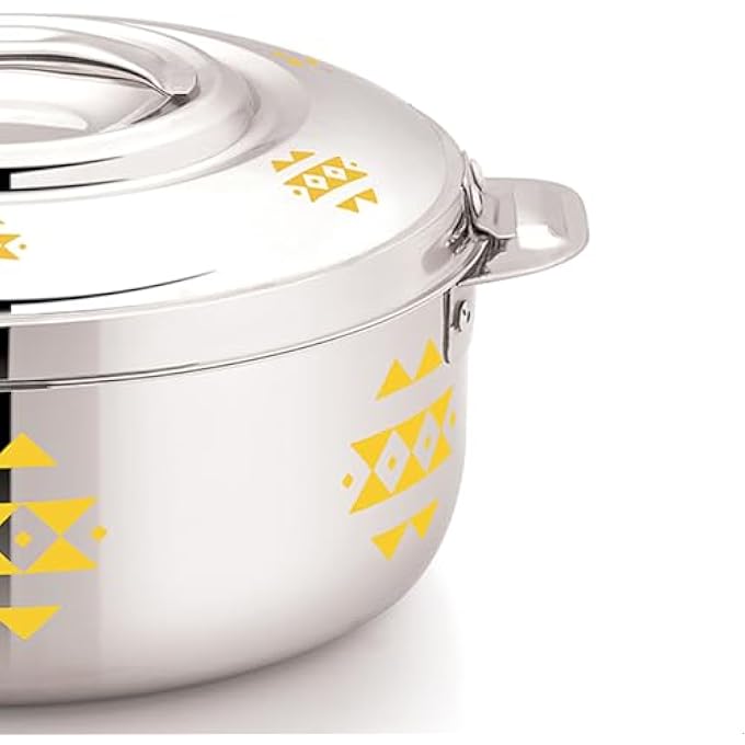 ريحني طاجن سترايد يارا من الفولاذ المقاوم للصدأ أنيق متين وتصميم يحافظ على الحرارة 1000 مل 1500 مل 2500 مل - Image 4