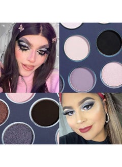 DE'LANCI Smokey Grey Eyeshadow Palette, Black Gray Smoky Eye Shadow Pallet Goth Halloween Makeup, Matte Shimmer Neutral Silver Eyeshadow Pallets, Long Lasting Natural Nude Makeup Palette, Cruelty Free  - Image 4