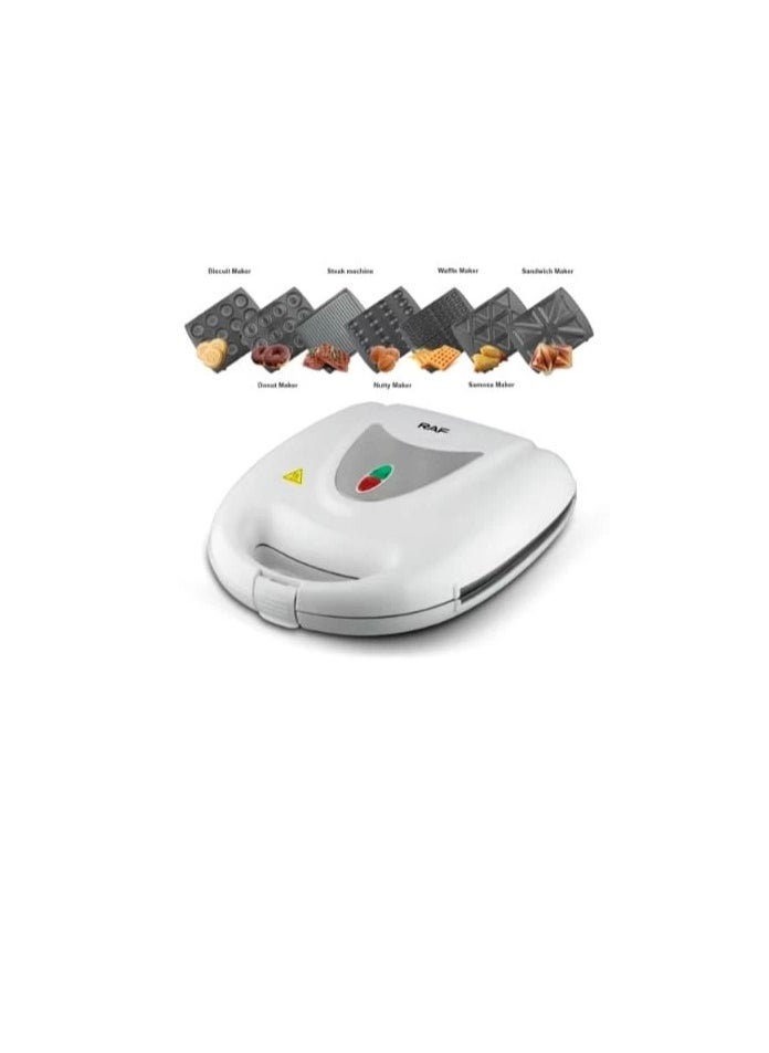 RAF - Sandwich Maker 7*1 Large Multi-Purpose - R.217 - RAF - 1400 Watt - Image 1