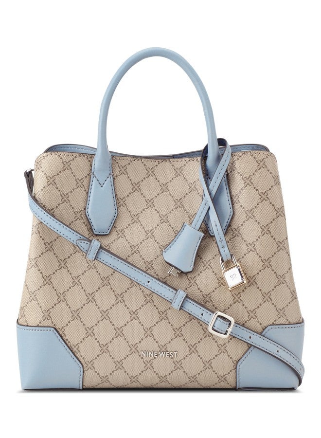 NINE WEST Brooklyn Jet Set Satchel - Image 1