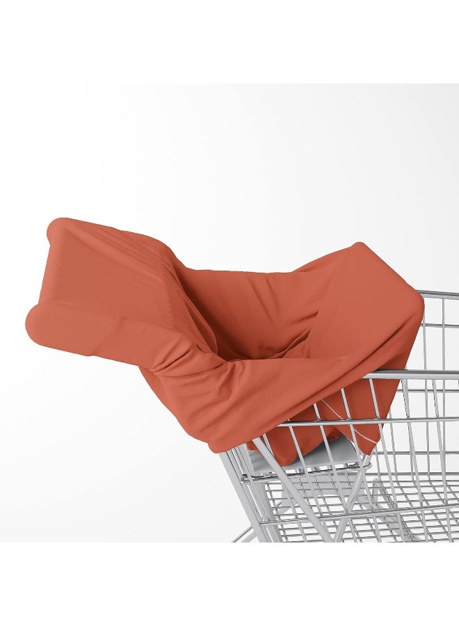 Natemia Baby 4 in 1 Car Seat Cover - Stretchy & Soft Car Seat Canopy, Nursing Cover, Shopping Cart Cover, High Chair Cover - Image 4