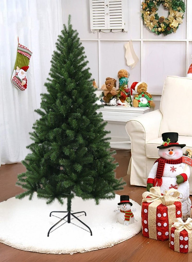 زفيزفيا شجرة كريسماس صناعية – شجرة صنوبر 150سم / 180سم / 210سم، فروع كثيفة، زينة واقعية للأعياد ورأس السنة، تركيب سهل مع قاعدة معدنية - Image 1