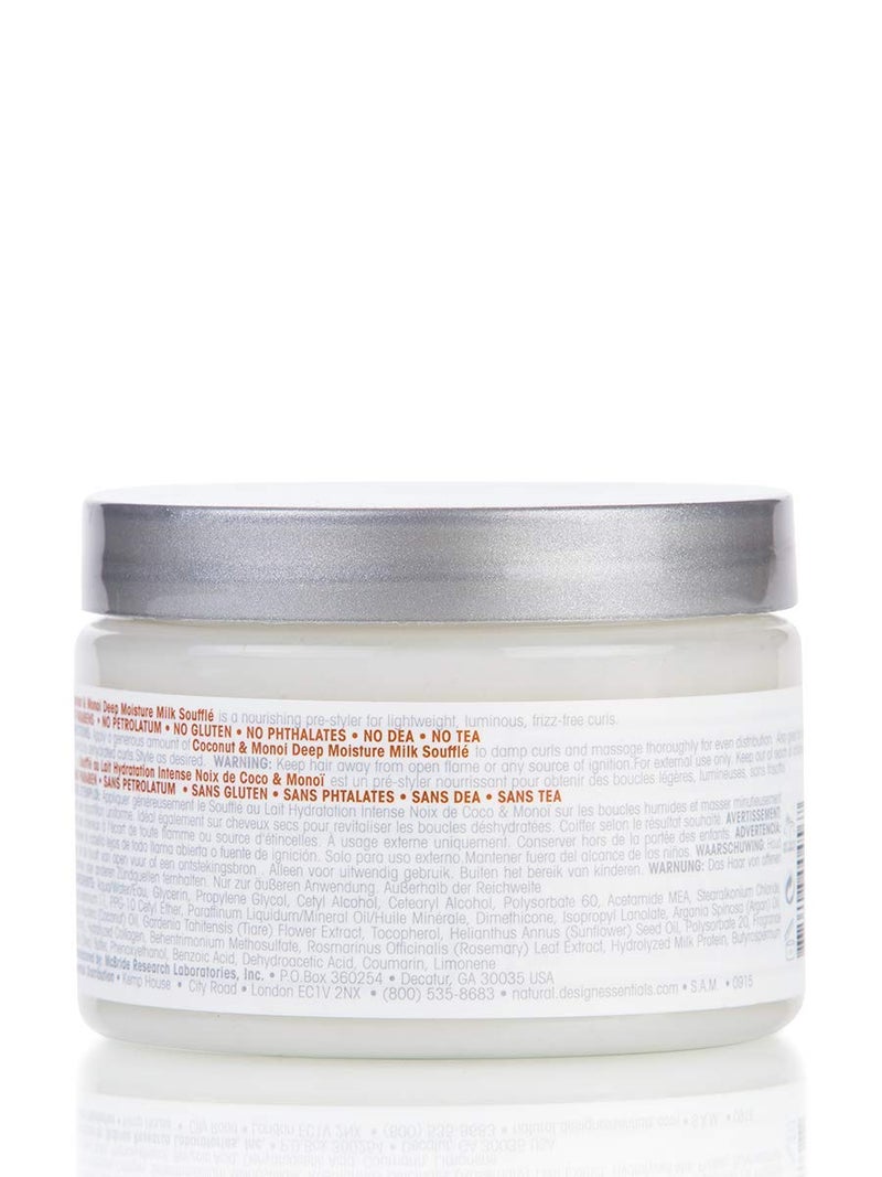 Design Essentials Deep Moisture Milk Souffle, Coconut & Monoi Collection, 12 Ounce - Image 2