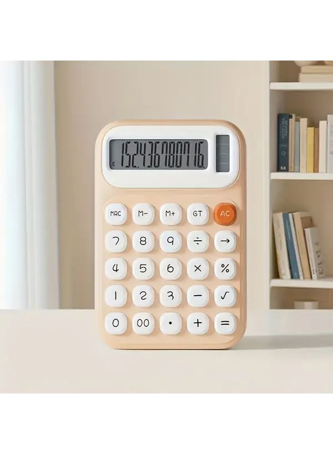 12 Digit Large Display Calculator Grey Solar Battery Dual Power Office Home - Image 5