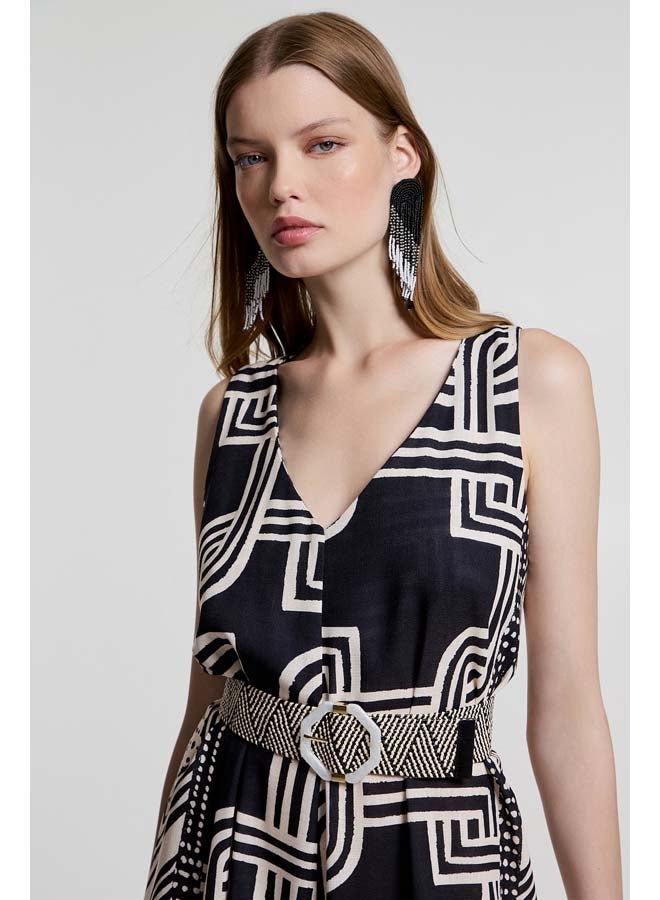 BSB Printed sleeveless jumpsuit  - Image 3