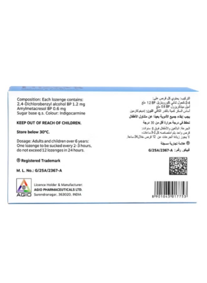 LOZZYS Menthol & Eucalyptus for Sore Throat and Blocked Nose, Dual Anti-Bacterial Action, Fast Effective Relief from the Symptoms of Sore Throat, 24 Lozenges - Image 4