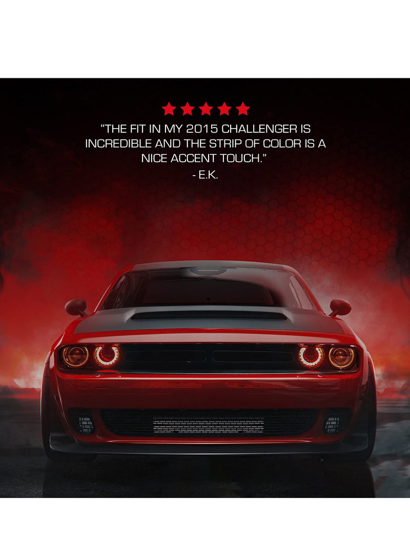 حصائر حاملة أكواب مركزية مضادة للانزلاق ومضادة للغبار لملحقات دودج تشالنجر (2015-2020) - حماية داخلية وترقية للأسلوب - Image 5