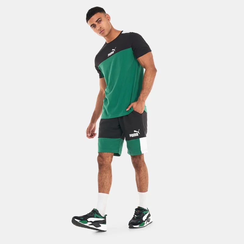 PUMA Men's Essentials+ Colourblock 10-inch Shorts