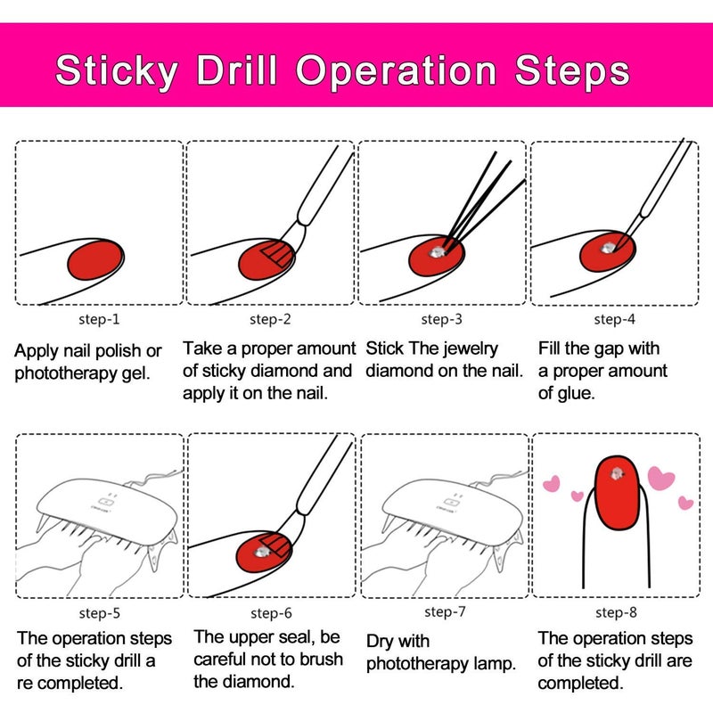 Mf ® UV Gel Acrylic Nail Painting Brushes/Drawing Pen/Nail Art Design Painting Tool Pen Polish Nail Brush Set Of - 15 Pieces - White. - Image 4