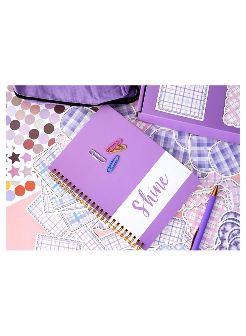 DIY Jounary Set Handbook Diary Gift Box Clip Thin Set Sticker Children'S Stationery Set  - Image 3